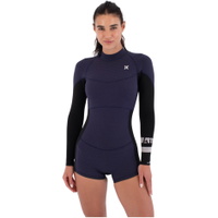 Macacão De Primavera Feminino Hurley Air 2mm Back Zip Shorty Médio 2026